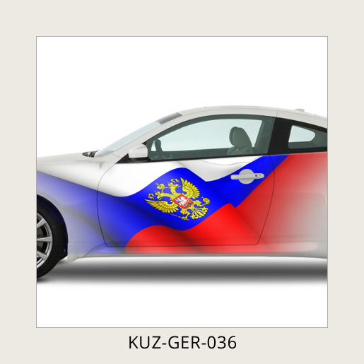 Герб России на борт авто