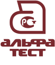 Логотип «Альфа-тест»